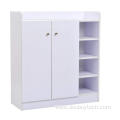 2 Doors Wooden Shoe Rack Cabinet With Hinge